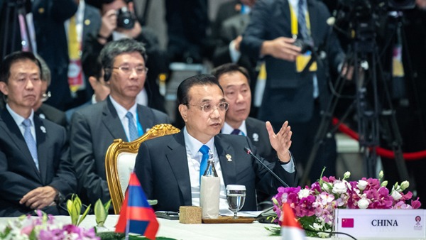 Premier Li urges China, ASEAN to uphold multilateralism, free trade:0